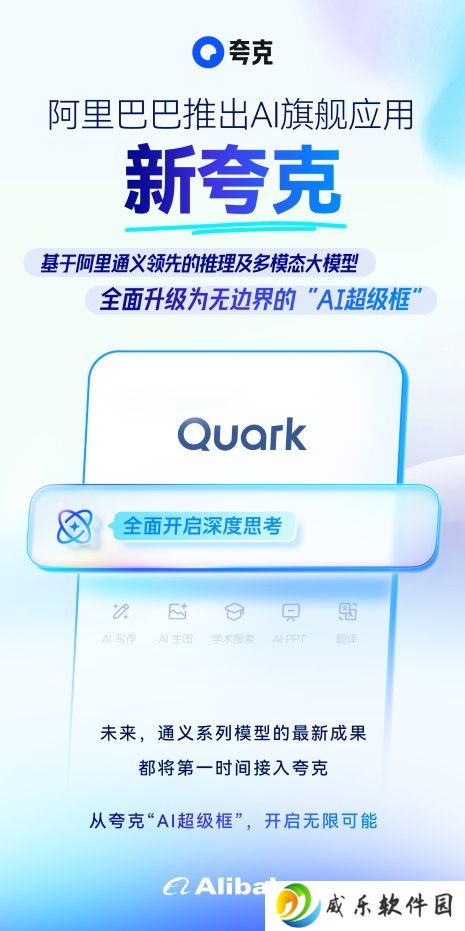 阿里正式推出AI旗舰应用 新夸克发布“AI超级框”