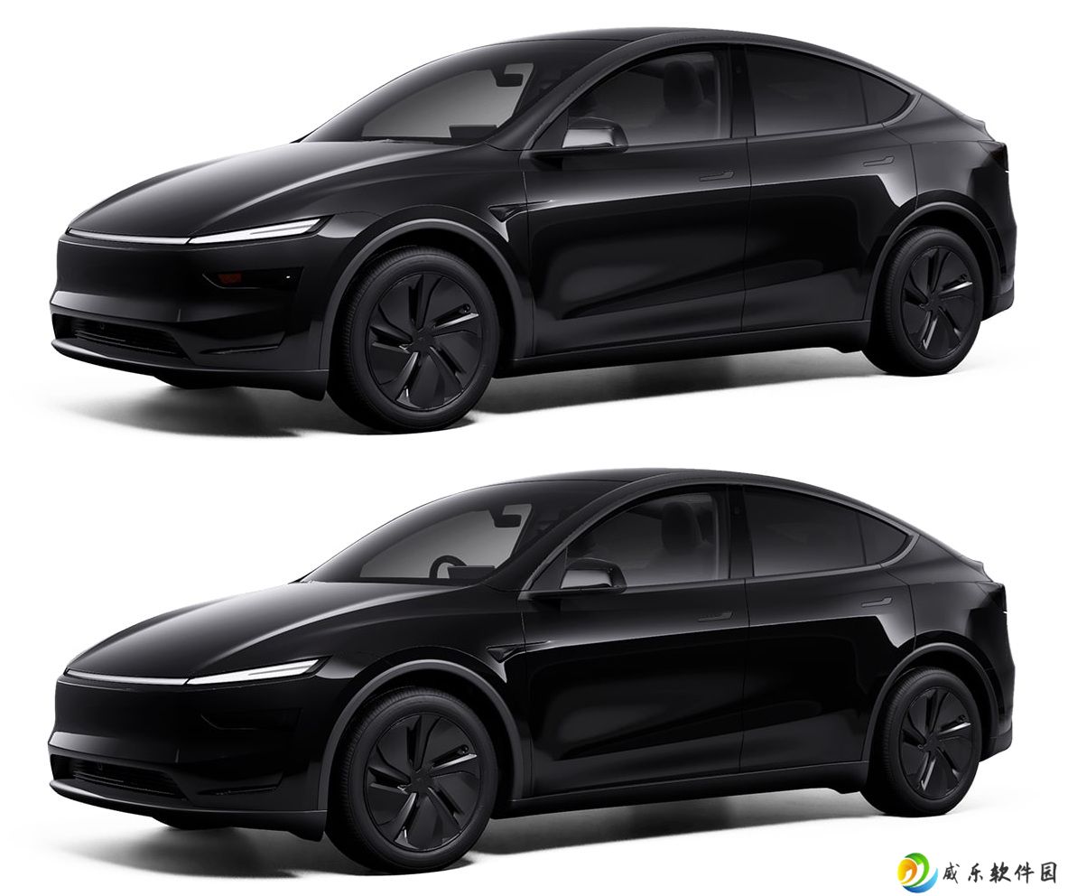 特斯拉美国焕新 Model Y / 3 新增“钻石黑”车漆，选配价 1500 美元