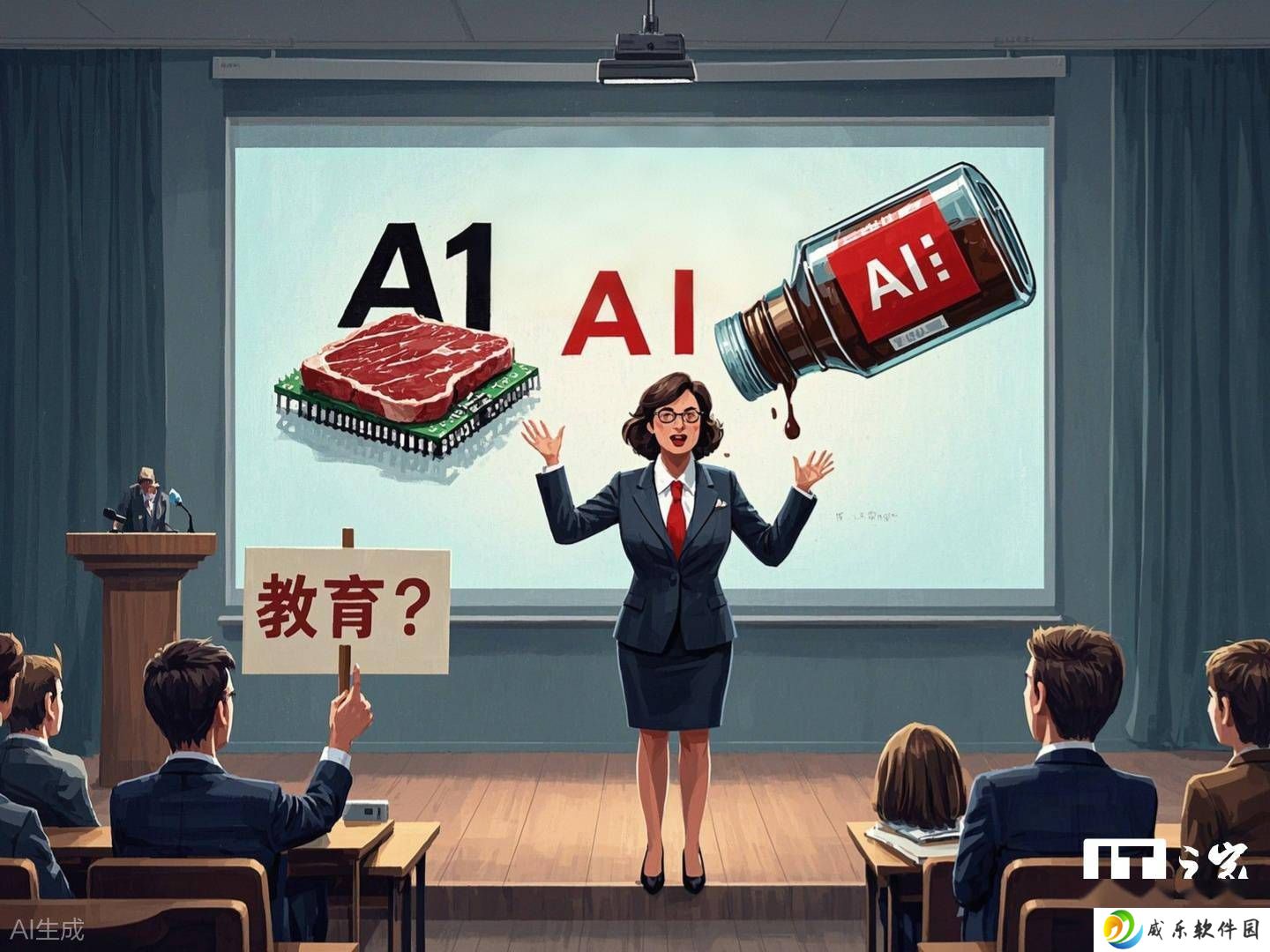 美教育部长峰会发言出错，竟将AI误喊成A1牛排酱？