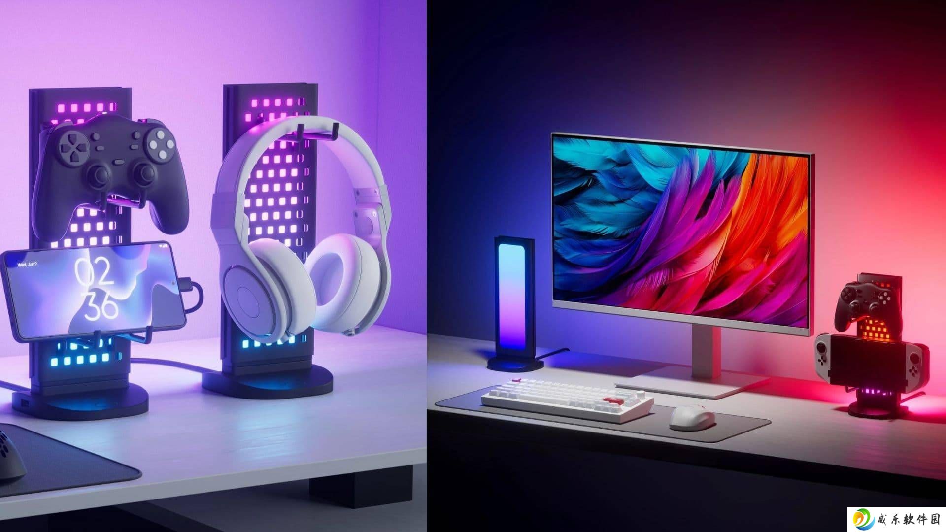 绿诺Nanoleaf新推Pegboard Desk Dock：智能灯光与桌面整理二合一