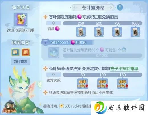 《幻唐志:逍遥外传》苍叶猫培养