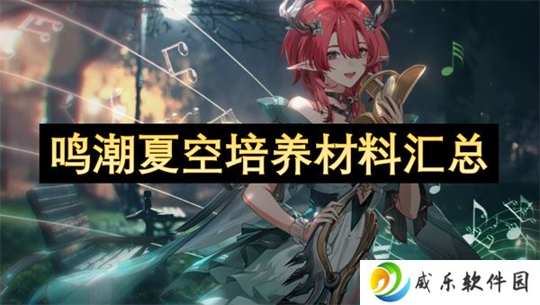 鸣潮夏空培养材料汇总