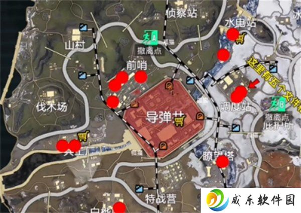 和平精英地铁逃生冰河禁区打野点在哪 和平精英地铁逃生冰河禁区打野点位置一览