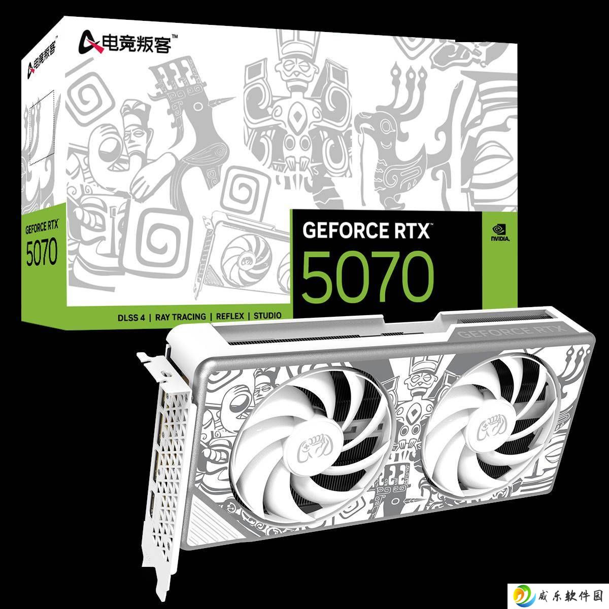 AX电竞叛客新创举：RTX 5070显卡融合玛雅文化涂鸦元素