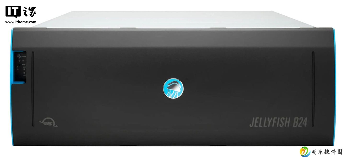 最高 2.8PB 容量，OWC 发布 Jellyfish B24、S24 储存解决方案