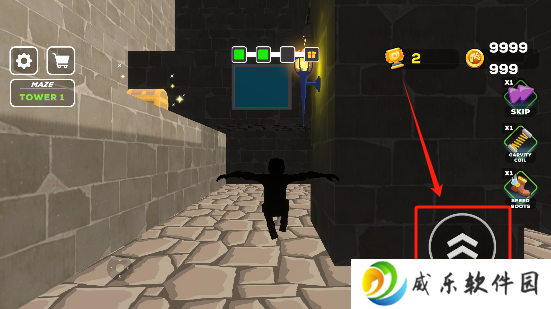 超级跳塔冲刺游戏大量货币版下载(Super Jump Tower Rush)