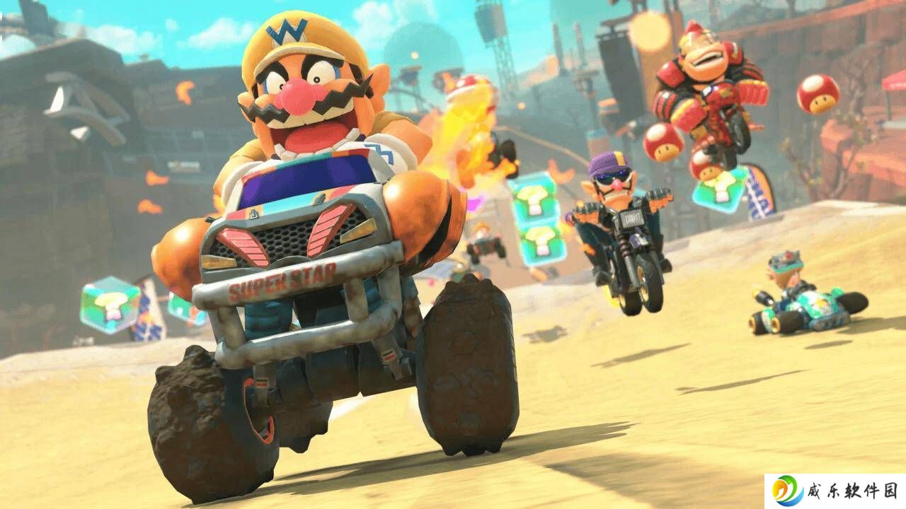 Switch 2首发游戏体积曝光：《马力欧卡丁车》领衔，最大23.4GB
