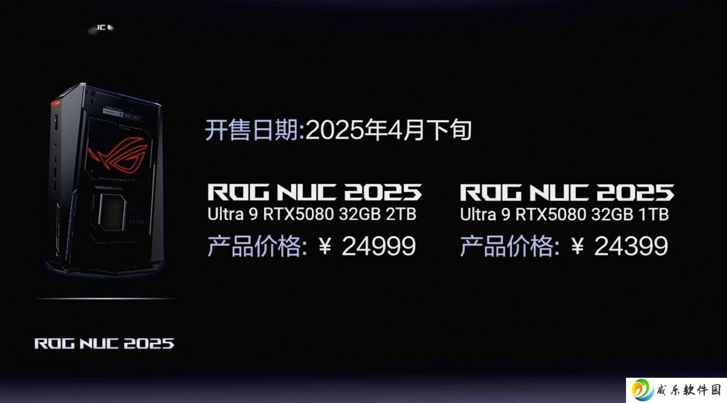 华硕2025款ROG NUC迷你主机震撼发布，高性能配置仅售24399元起