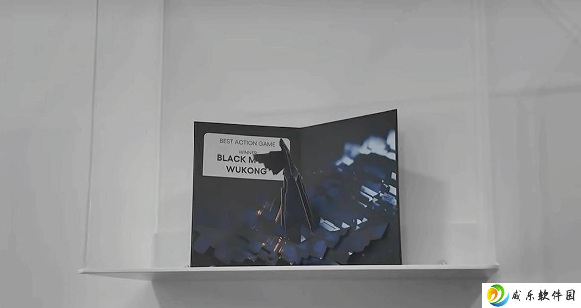 《黑神话：悟空》TGA奖杯姗姗来迟，历经四月终现身展览