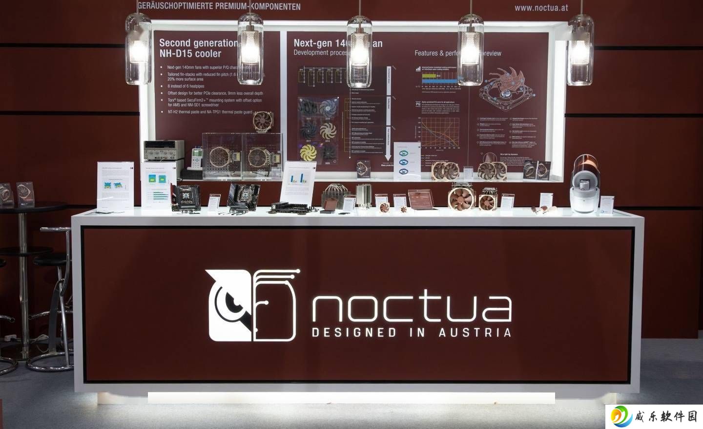 猫头鹰Noctua亮相2025台北电脑展：无泵热虹吸水冷等新品抢先看！