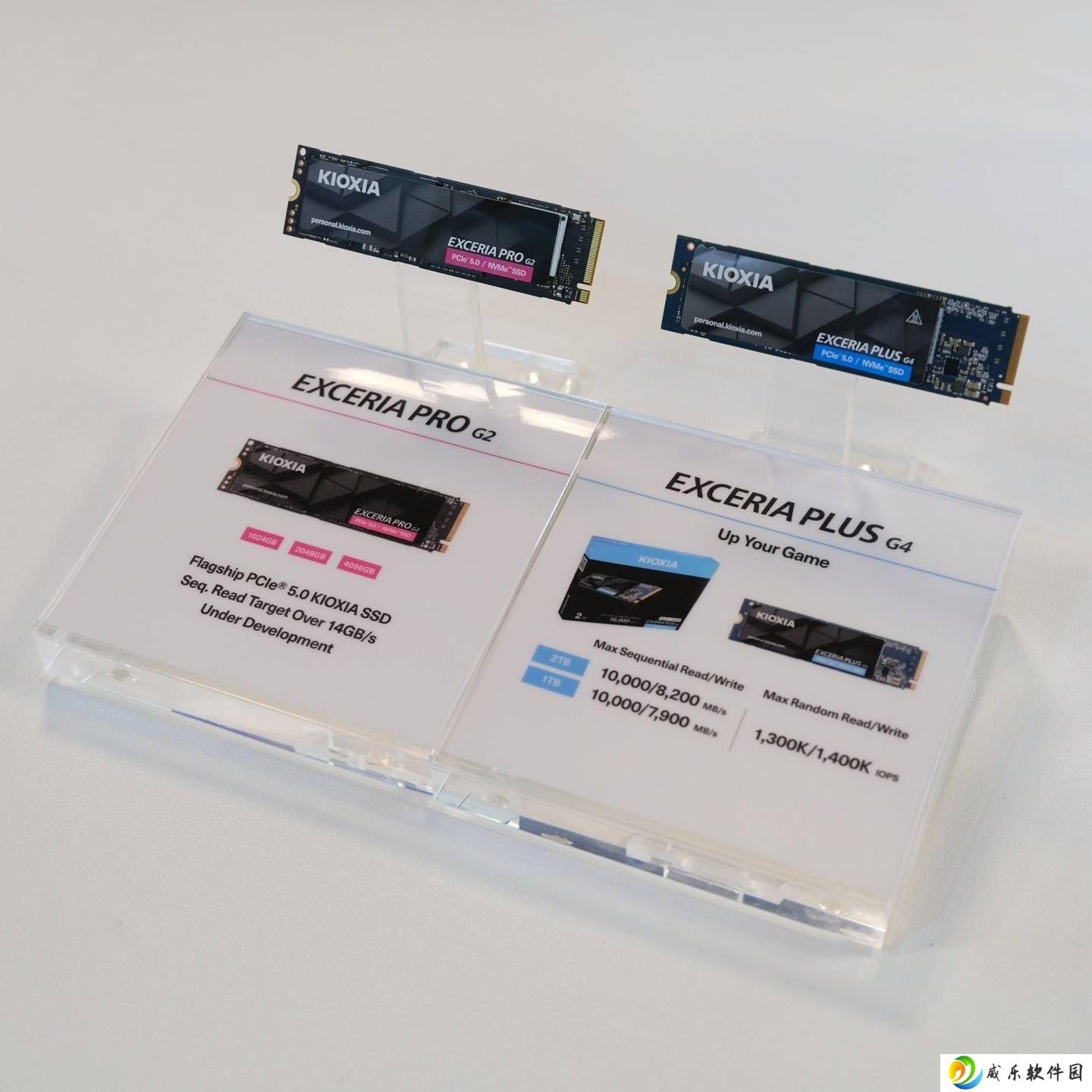 铠侠EXCERIA PRO G2 SSD亮相：旗舰级PCIe 5.0，读取速度超14GB/s