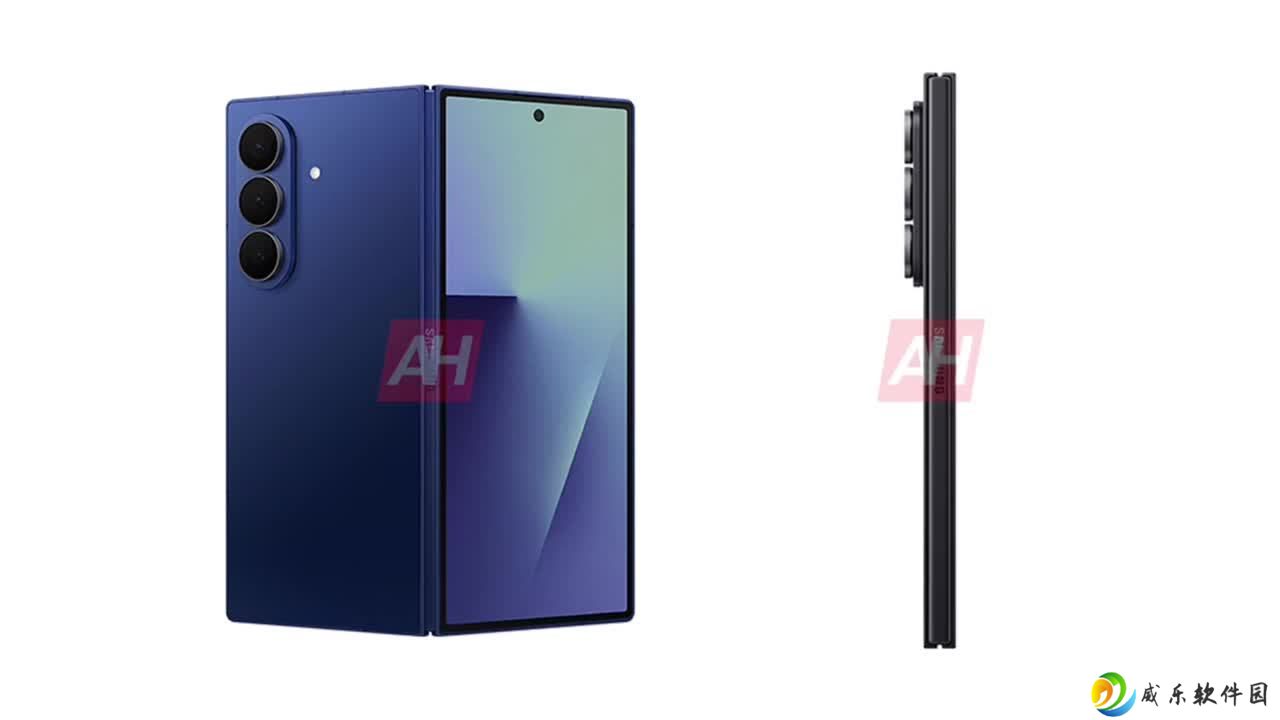 内屏最大折叠手机：三星 Galaxy Z Fold7 渲染图曝光，6.5/8.2 英寸屏幕、215 克