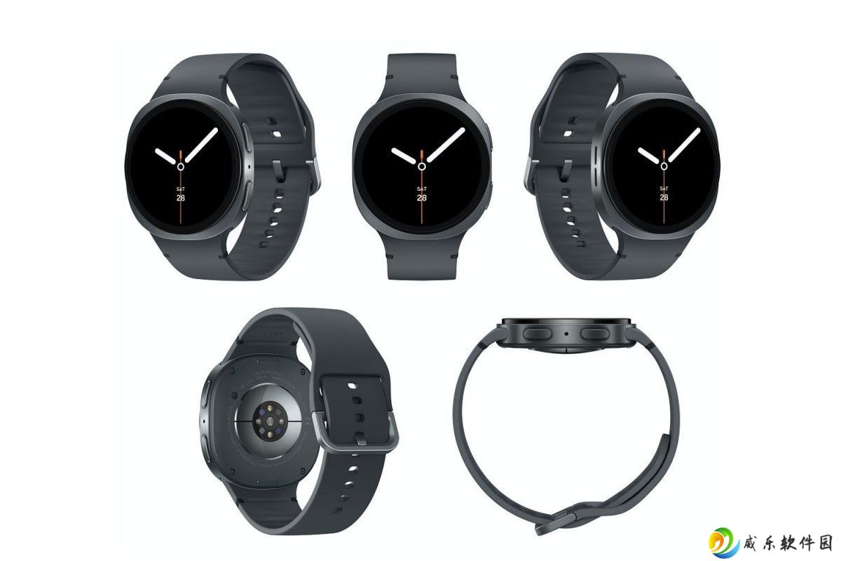 三星 Galaxy Watch 8 / Classic / Ultra 智能手表渲染图再曝：方圆设计