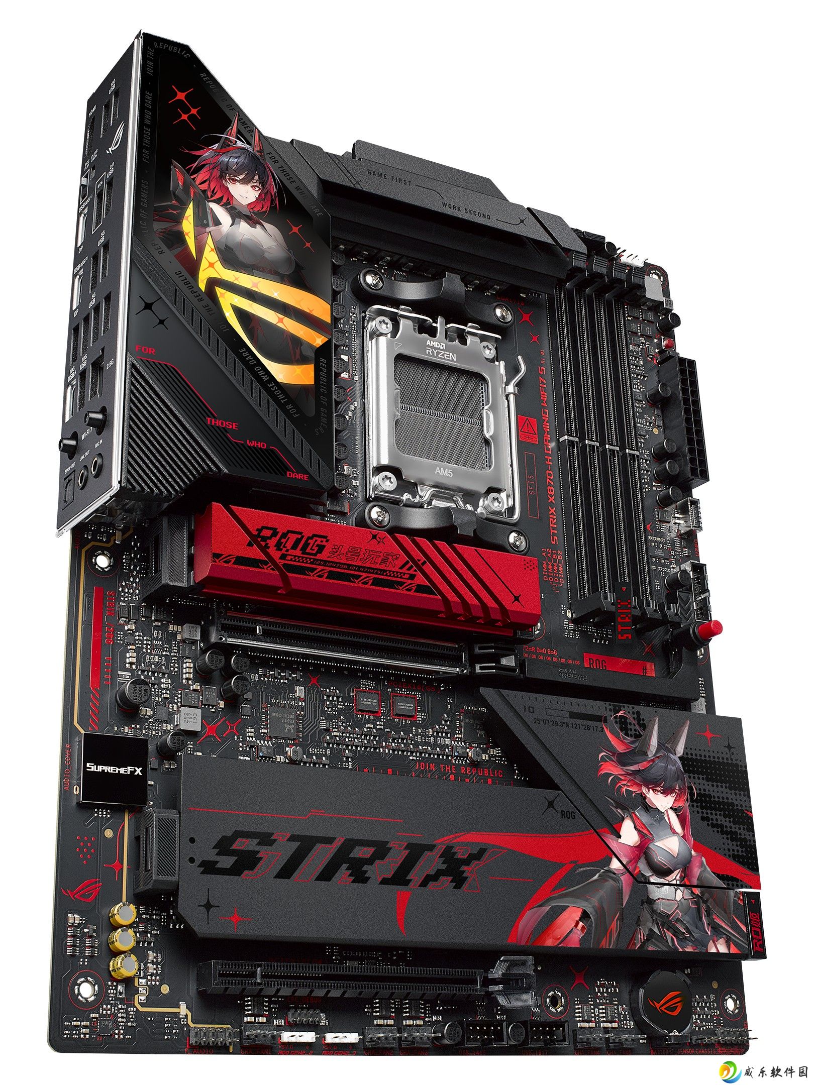 华硕推出 RO姬 主板 STRIX X870-H GAMING WIFI7 S，2799 元