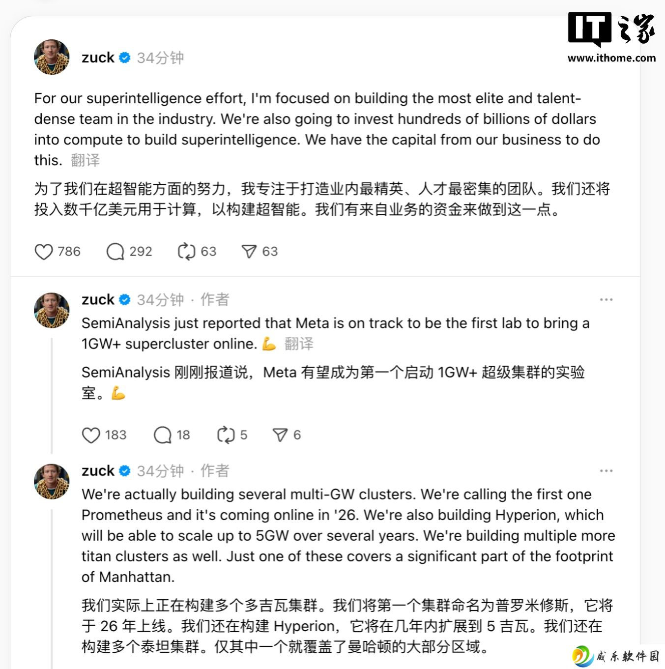 扎克伯格放大招：Meta 确认将在 AI 领域豪掷数千亿美元