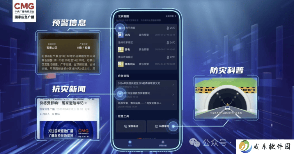 总台携手多部门上线“国家应急广播预警”小程序，40种灾害预警尽在掌握！