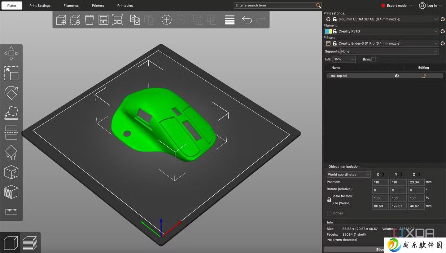 博主自制“左撇子版”罗技 MX Master 3 鼠标改造套件，3D 打印外壳便于相应用户轻松使用