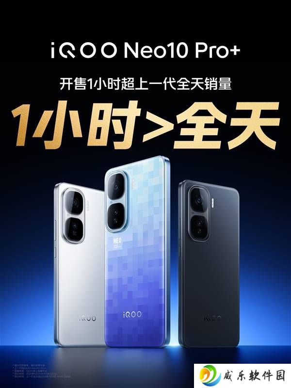 iQOO Neo10 Pro+首销火爆，2379元起性能怪兽再证实力！