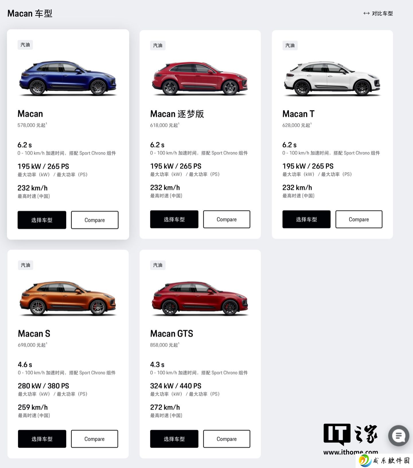 2026 款保时捷 Macan SUV 上市：车漆调整、取消 360 度全景影像选装，57.8 万元起